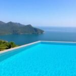 Private infinity pool with breathtaking views and lush surroundings.
