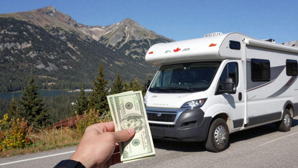 Canadian RV with hidden fees and cash.