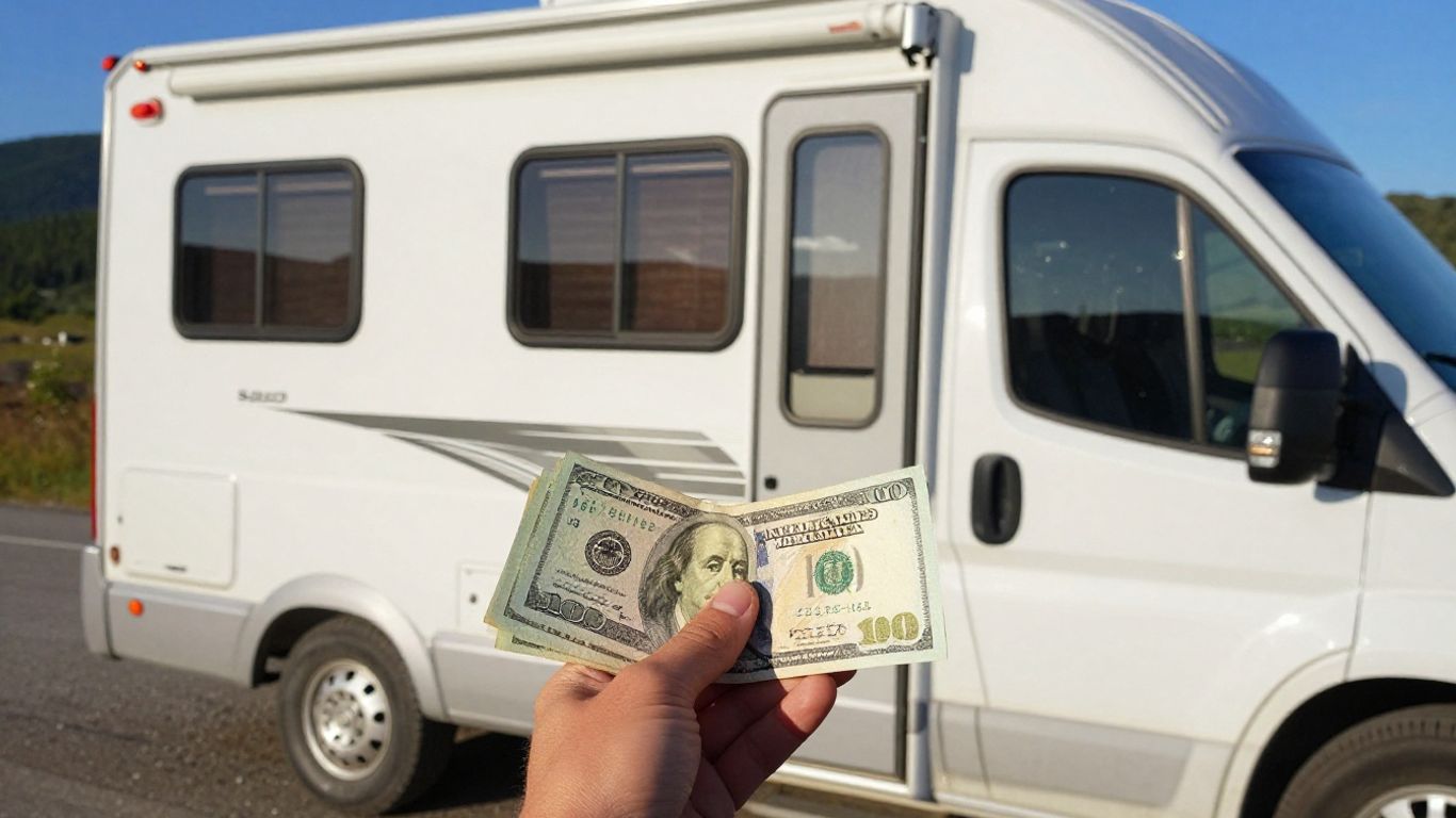 Canadian RV rental with cash deposit.